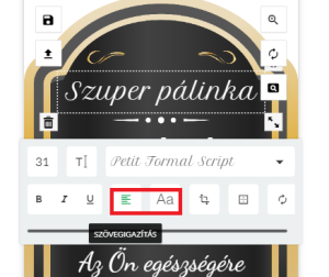Egyedi pálinka címke tervezésének lépései