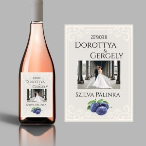 Diamond esküvői címke