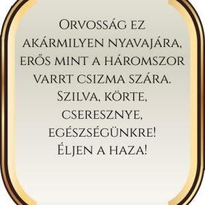 Variant boros hát címke