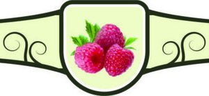 Cream málna pálinkás nyak címke