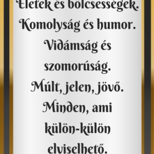 Omnia pálinkás hát címke szöveggel