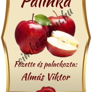 Passion "Kisüsti" alma pálinka címke