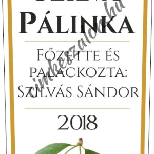 Queen "Kisüsti" szilva pálinka címke sablon