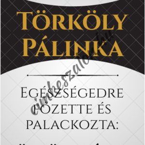 Reunion Törköly pálinka címke